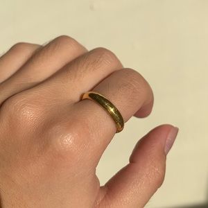 Vintage 24K Solid Gold Band | Size 5.25 ✨